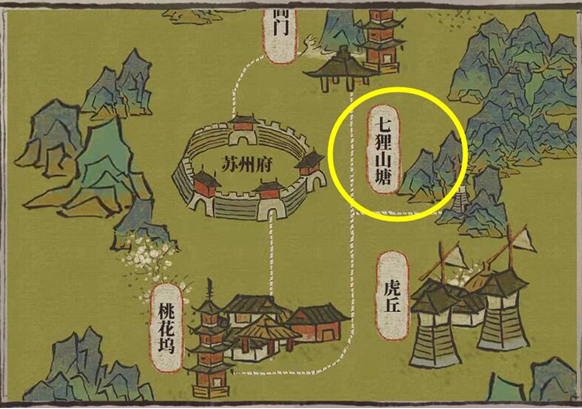 江南百景图春意荷包在哪里获得-江南百景图春意荷包位置介绍